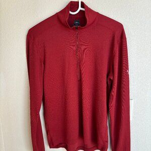 REI quarter zip baselayer